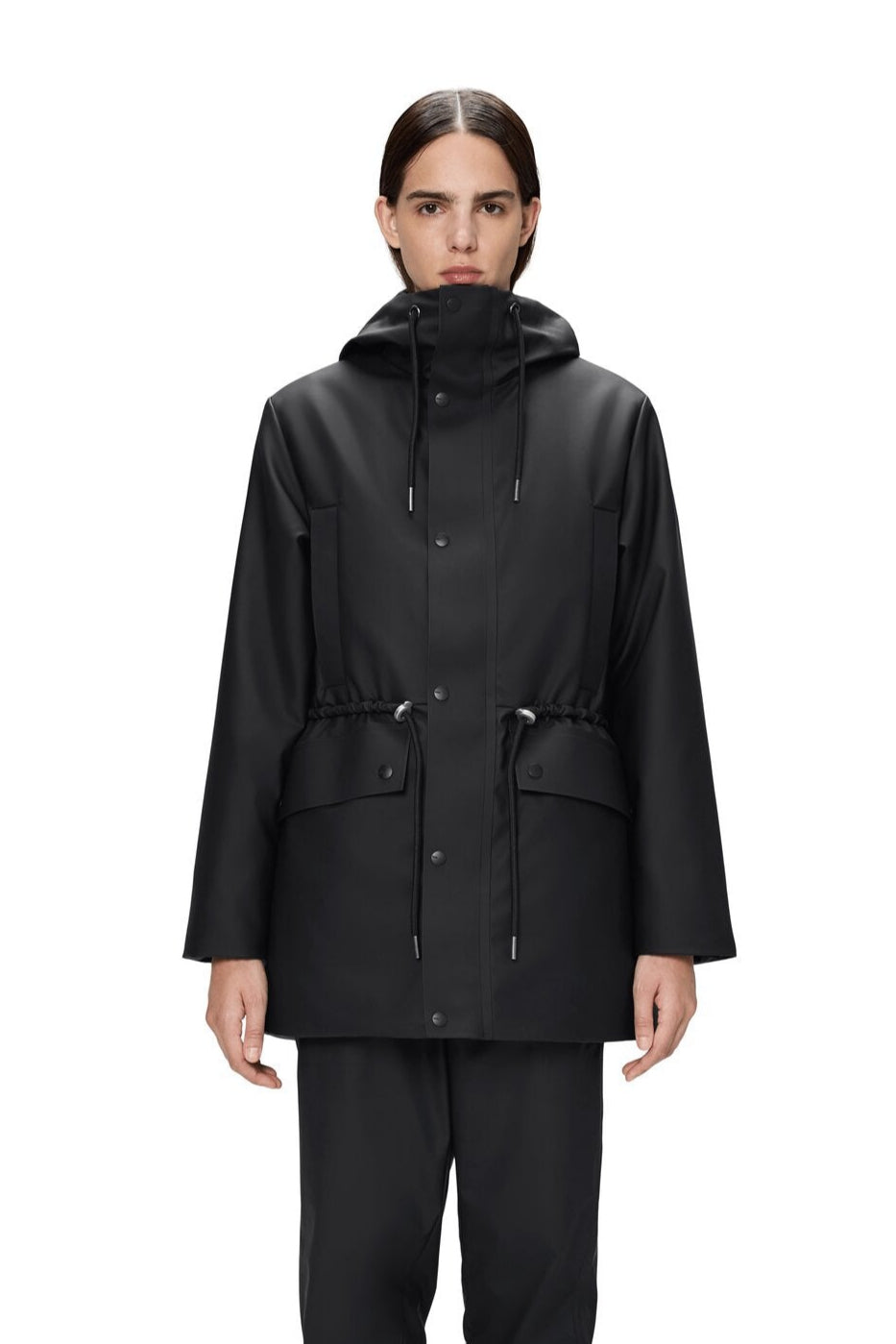 Nome String Parka jakke - sort